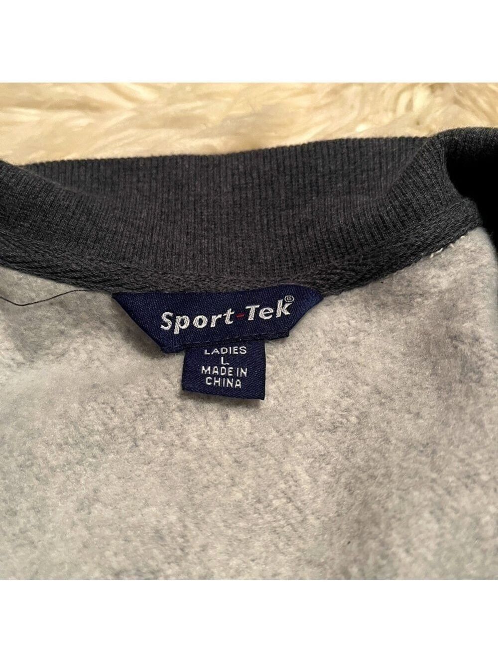 SportsTek Women’s Blue/Grey Baseball Diamond Jacket. Size L - Picture 5 of 5